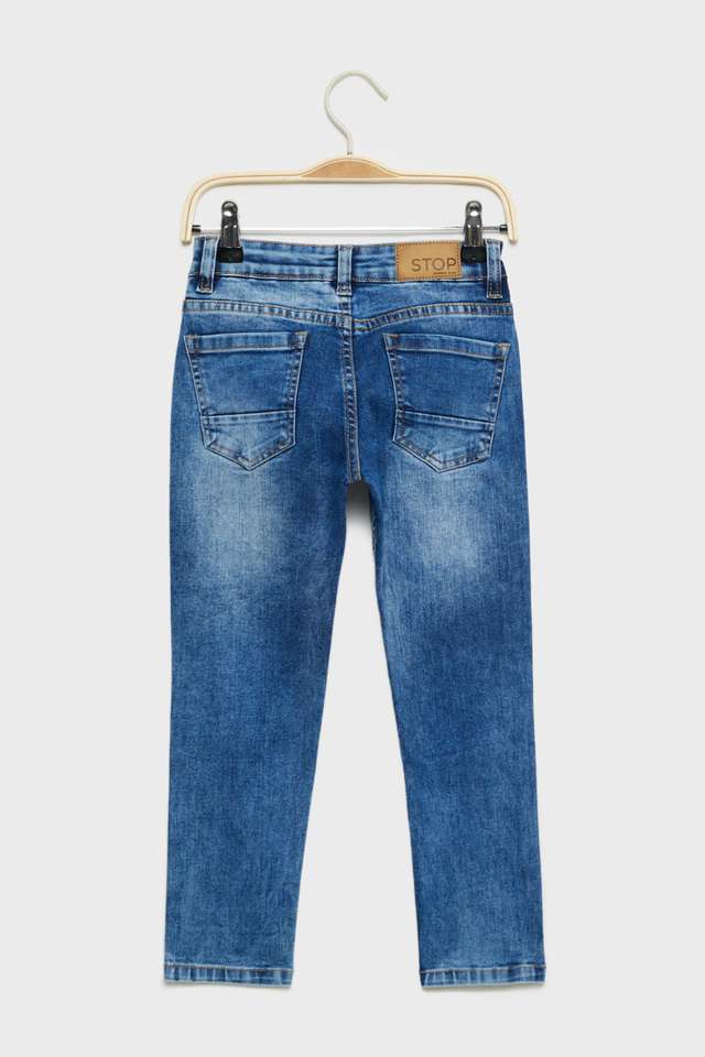 Solid-Denim-Slim-Fit-Boys-Jeans