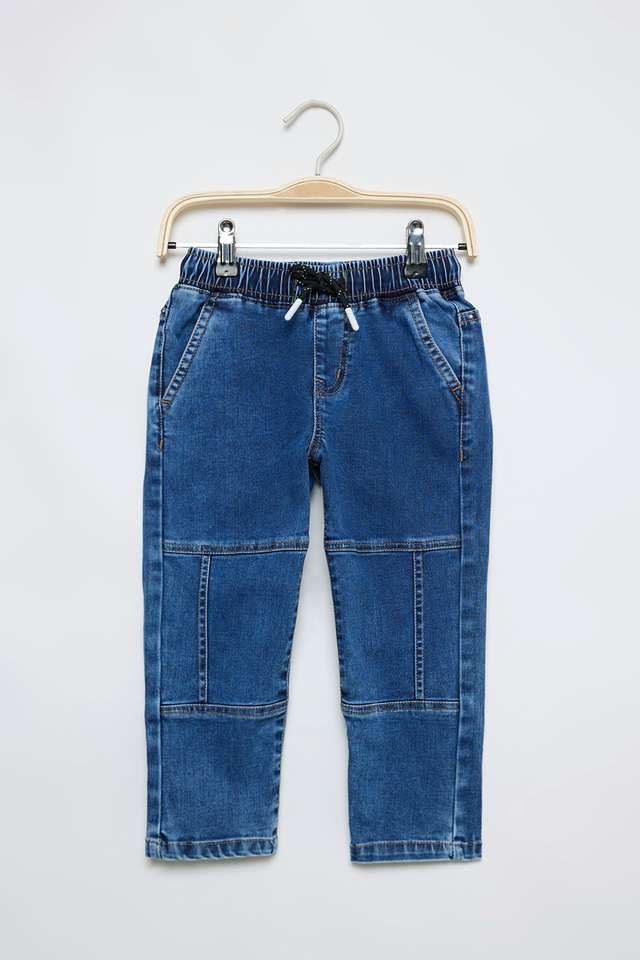 Solid-Denim-Relaxed-Fit-Boys-Joggers