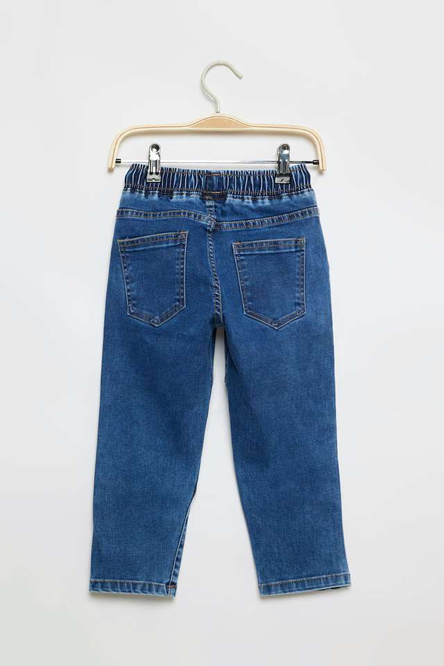 Solid-Denim-Relaxed-Fit-Boys-Joggers