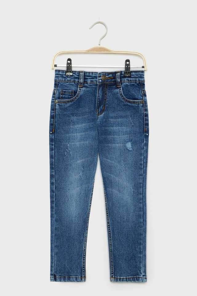 Solid-Blended-Fabric-Slim-Fit-Boys-Jeans