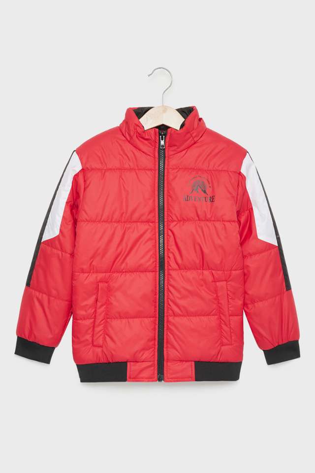 Color-Block-Polyester-Hooded-Boys-Jacket