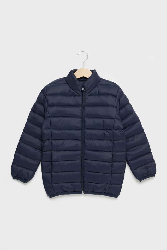 Solid-Nylon-High-Neck-Boys-Jacket