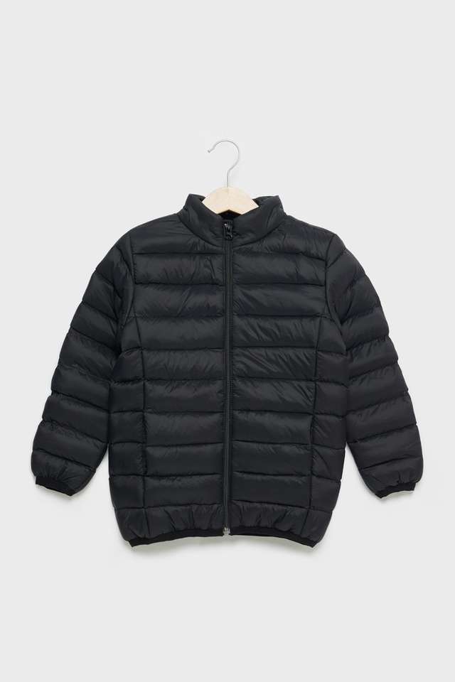 Solid-Nylon-High-Neck-Boys-Jacket