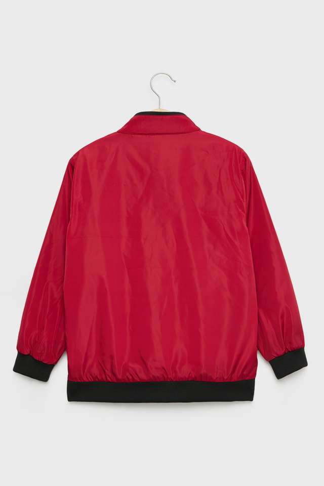 Solid-Polyester-Regular-Fit-Boys-Jacket