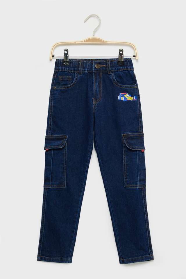 Solid-Denim-Straight-Fit-Boys-Jeans