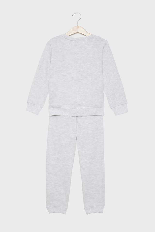 Graphic-Print-Blended-Fabric-Round-Neck-Boys-Co-Ord-Set