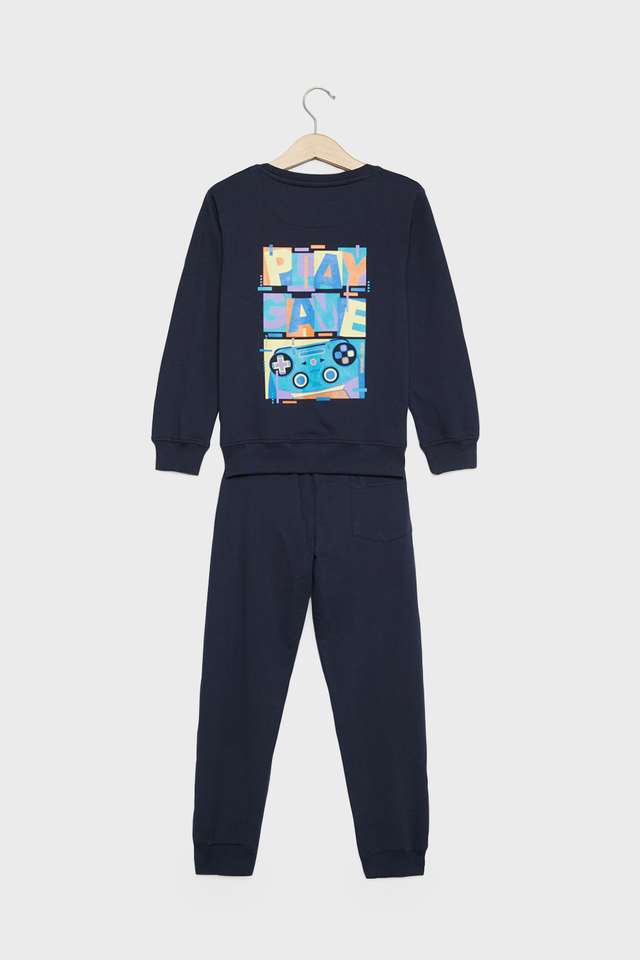 Graphic-Print-Cotton-Round-Neck-Boys-Co-Ord-Set