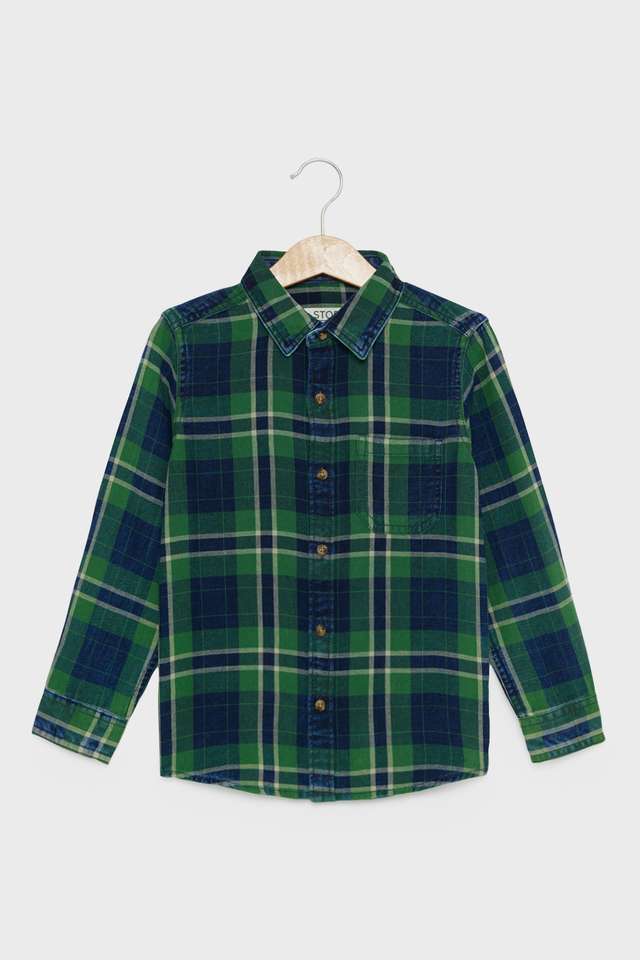 Checks-Cotton-Collared-Boys-Shirt