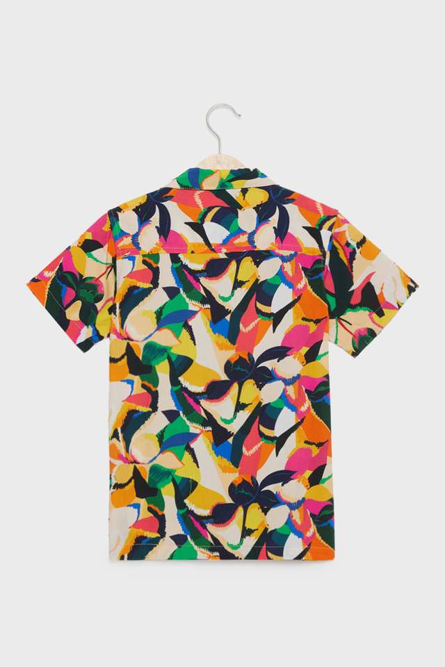 Printed-Rayon-Collared-Boys-Shirt
