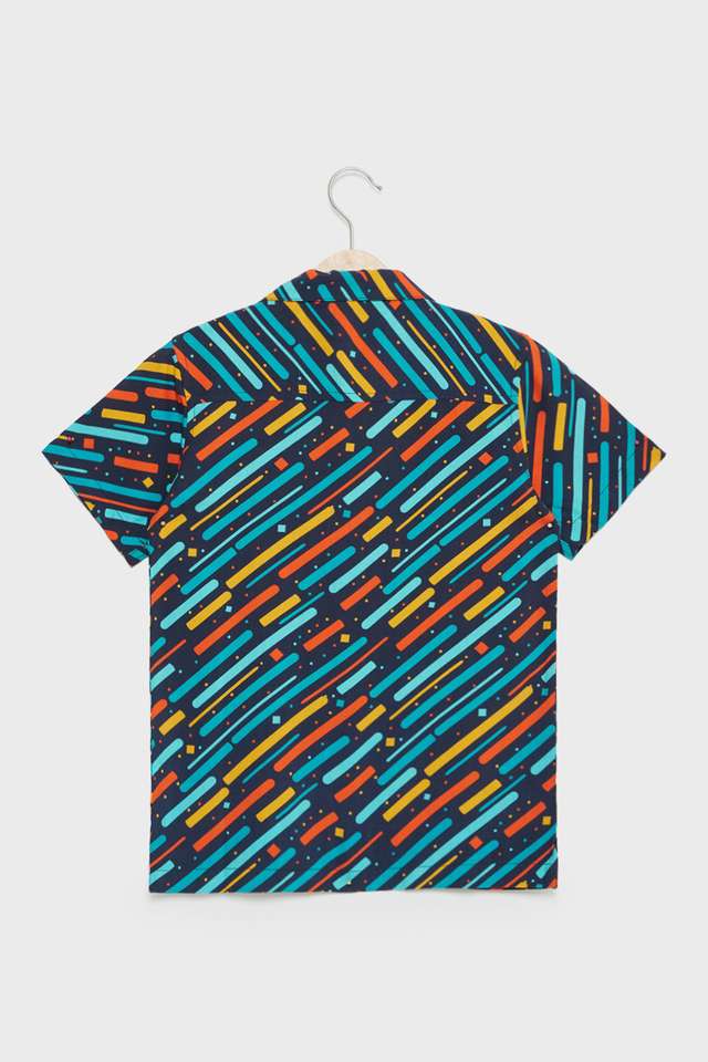 Printed-Rayon-Collared-Boys-Shirt