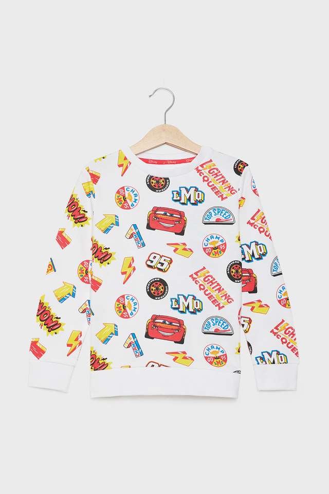 Character-Print-Blended-Fabric-Round-Neck-Boys-Sweatshirt