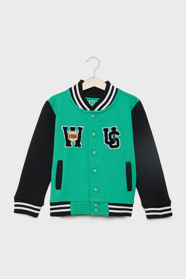 Graphic-Print-Blended-Fabric-Collared-Boys-Sweatshirt