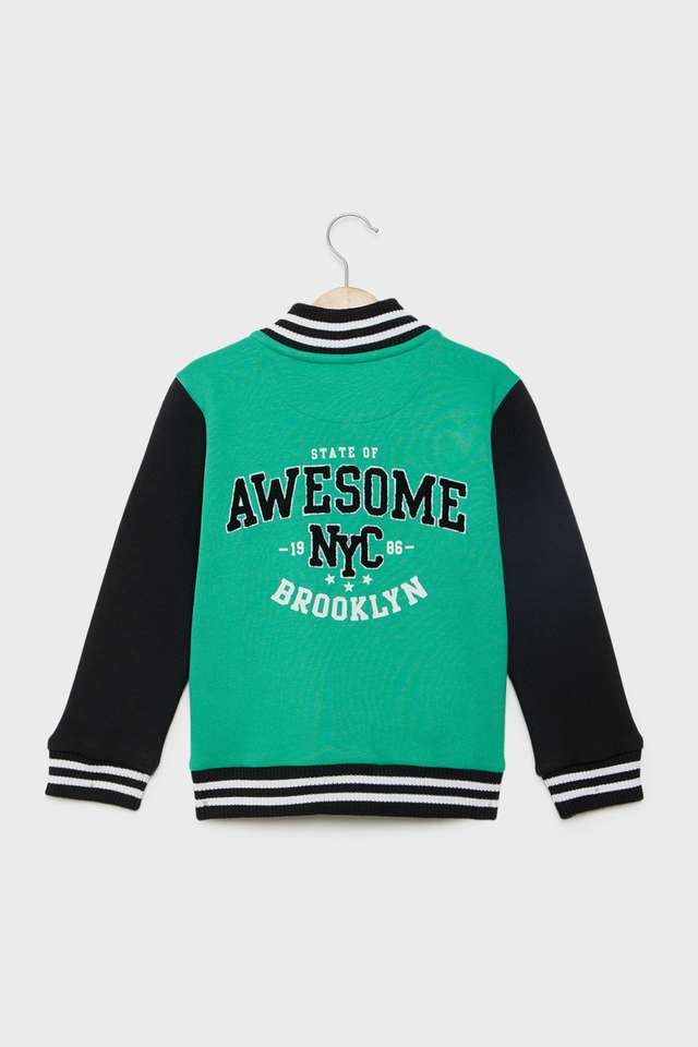 Graphic-Print-Blended-Fabric-Collared-Boys-Sweatshirt