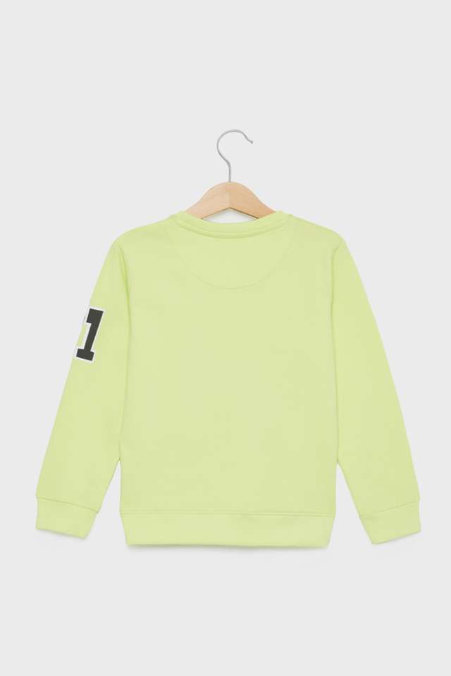 Graphic-Print-Blended-Fabric-Round-Neck-Boys-Sweatshirt