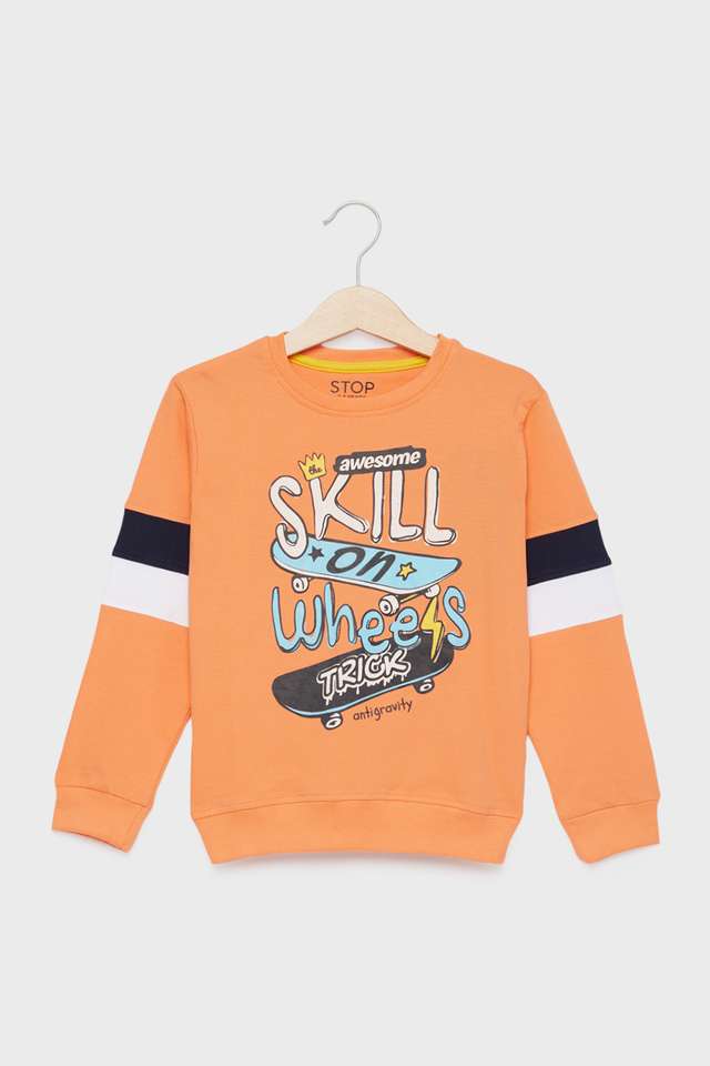 Graphic-Print-Cotton-Round-Neck-Boys-Sweatshirt