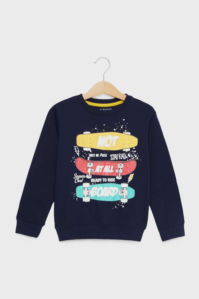 Graphic-Print-Cotton-Round-Neck-Boys-Sweatshirt