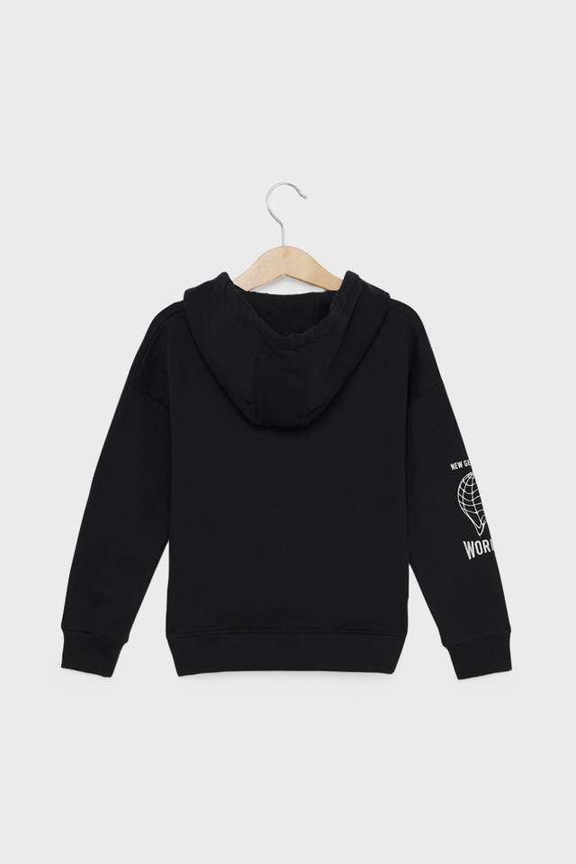 Typographic-Cotton-Hooded-Boys-Sweatshirt