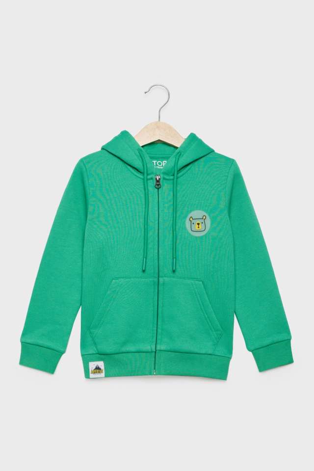 Solid-Blended-Fabric-Hooded-Boys-Sweatshirt