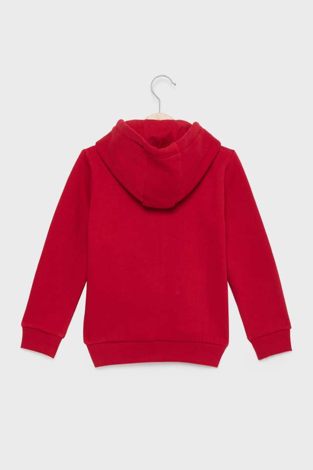 Solid-Blended-Fabric-Hooded-Boys-Sweatshirt