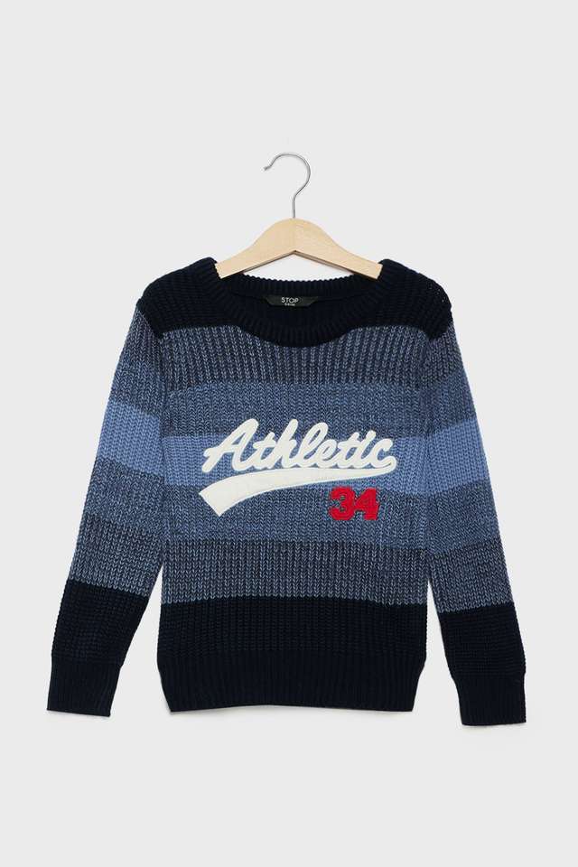 Color-Block-Cotton-Round-Neck-Boys-Sweater