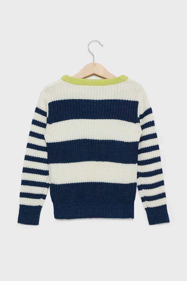 Color-Block-Cotton-Round-Neck-Boys-Sweater
