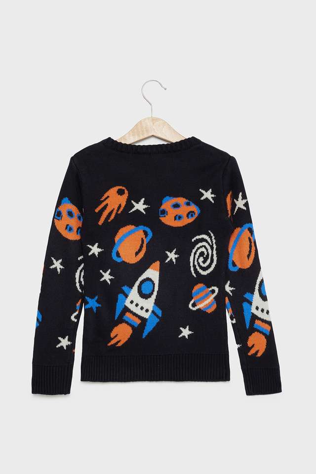 Printed-Cotton-Round-Neck-Boys-Sweater