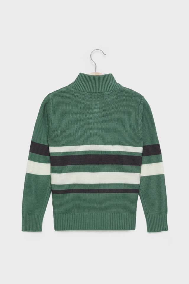 Color-Block-Cotton-High-Neck-Boys-Sweater