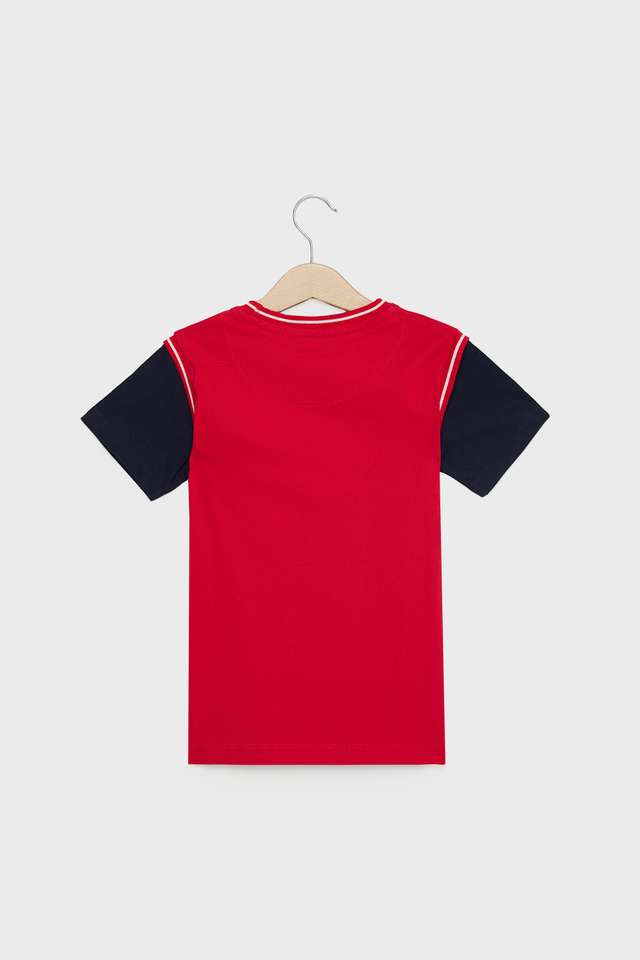 Color-Block-Cotton-Round-Neck-Boys-T-Shirt