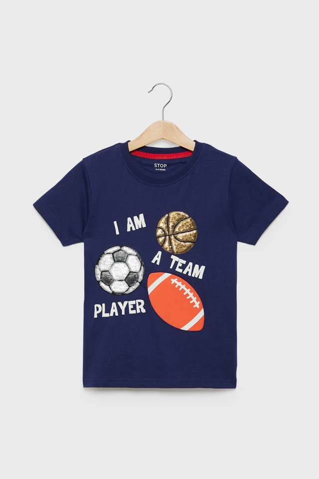Graphic-Print-Cotton-Round-Neck-Boys-T-Shirt