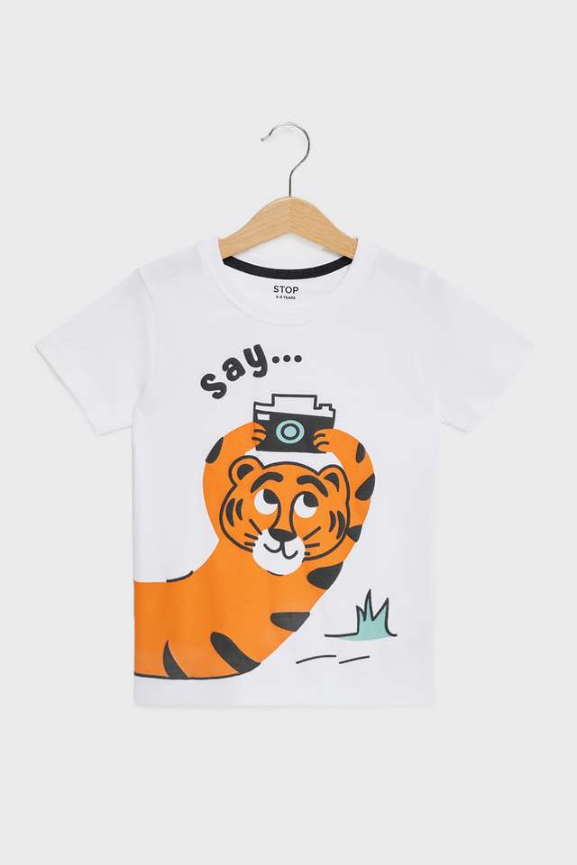 Graphic-Print-Cotton-Round-Neck-Boys-T-Shirt
