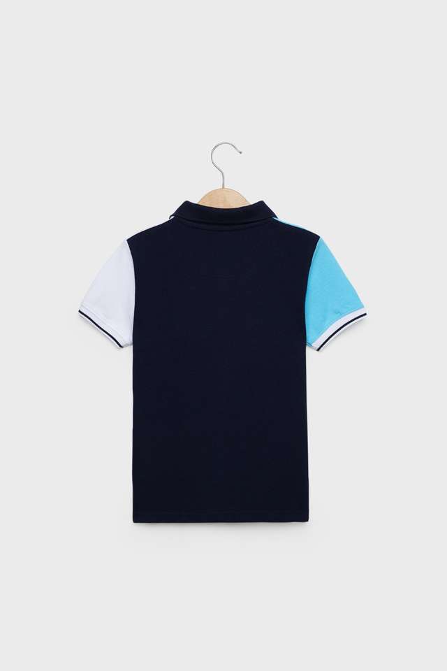 Color-Block-Cotton-Polo-Boys-T-Shirt