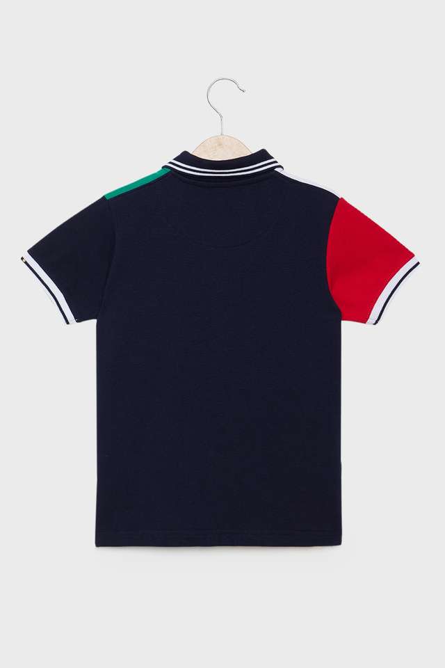 Color-Block-Cotton-Polo-Boys-T-Shirt