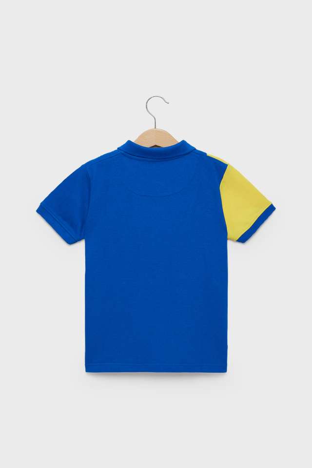 Color-Block-Cotton-Polo-Boys-T-Shirt