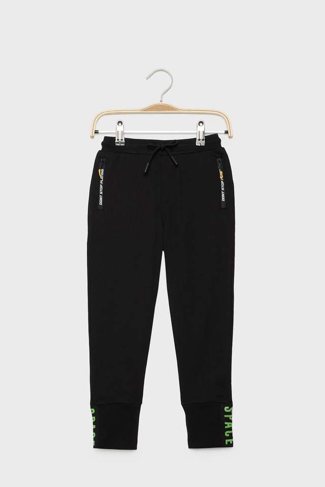 Solid-Cotton-Relaxed-Fit-Boys-Track-Pants