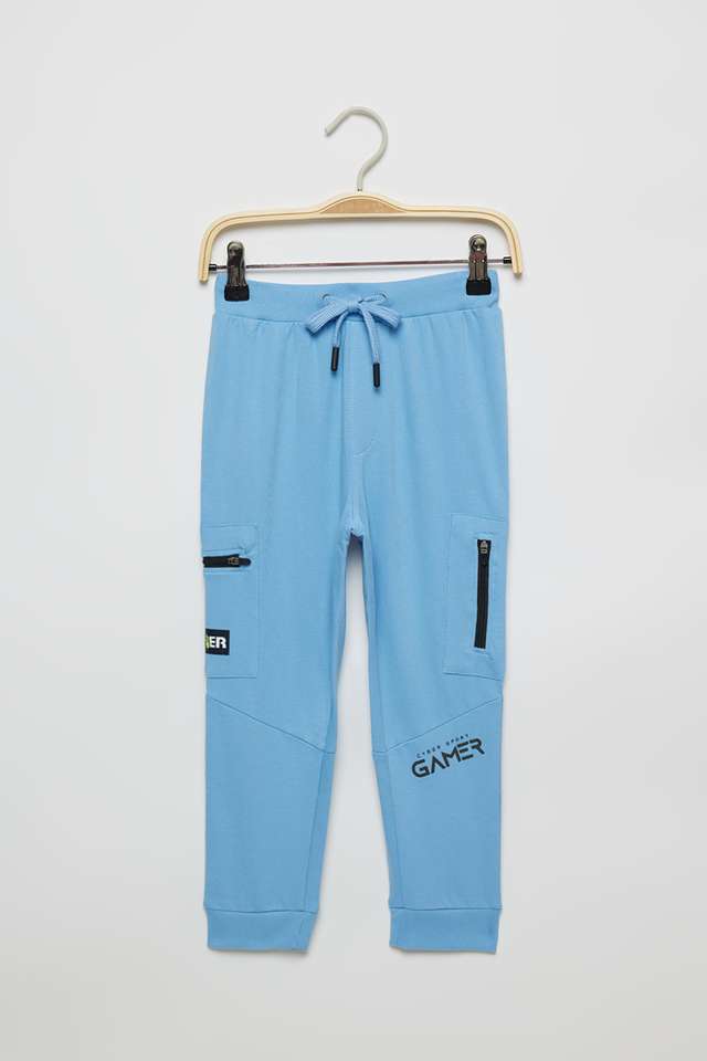Solid-Cotton-Relaxed-Fit-Boys-Track-Pants