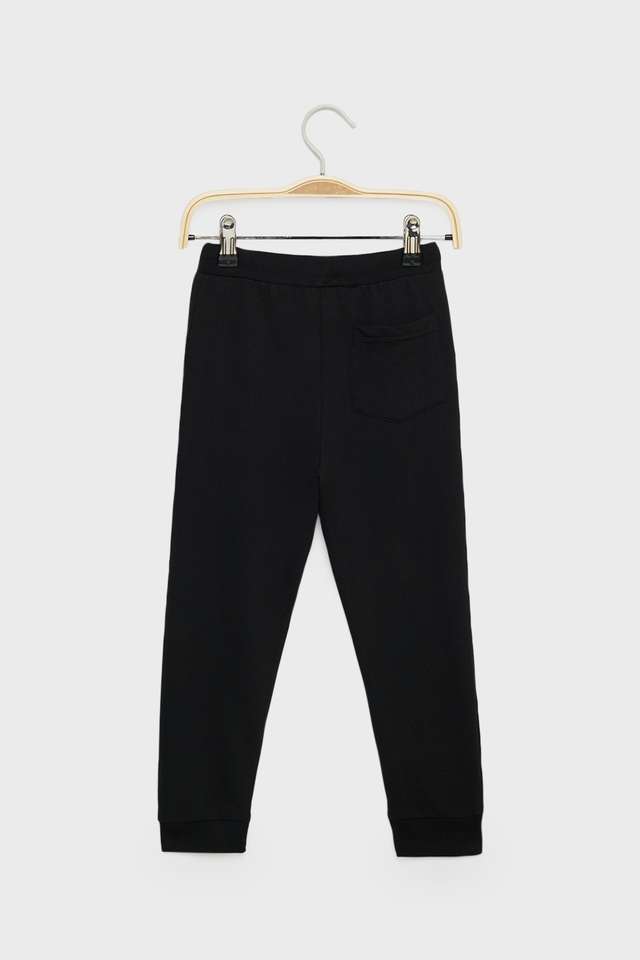 Solid-Cotton-Relaxed-Fit-Boys-Track-Pants