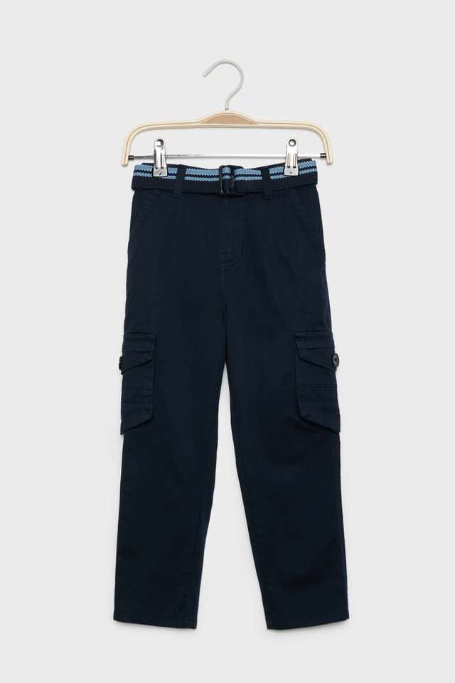 Solid-Blended-Fabric-Regular-Fit-Boys-Joggers