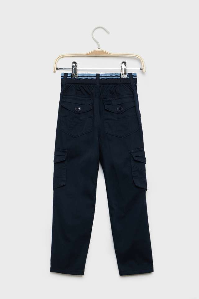 Solid-Blended-Fabric-Regular-Fit-Boys-Joggers