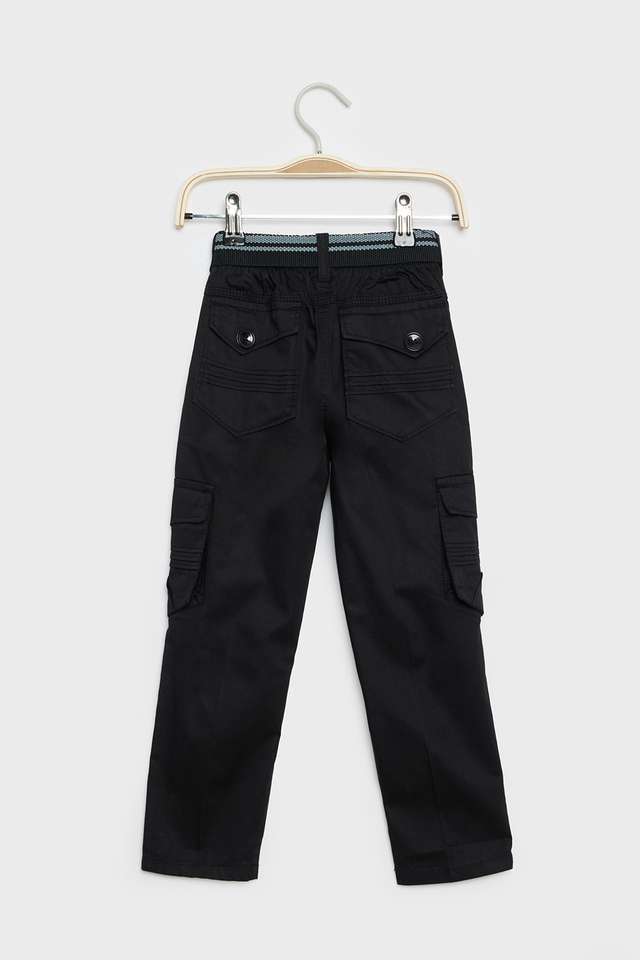 Solid-Blended-Fabric-Regular-Fit-Boys-Joggers