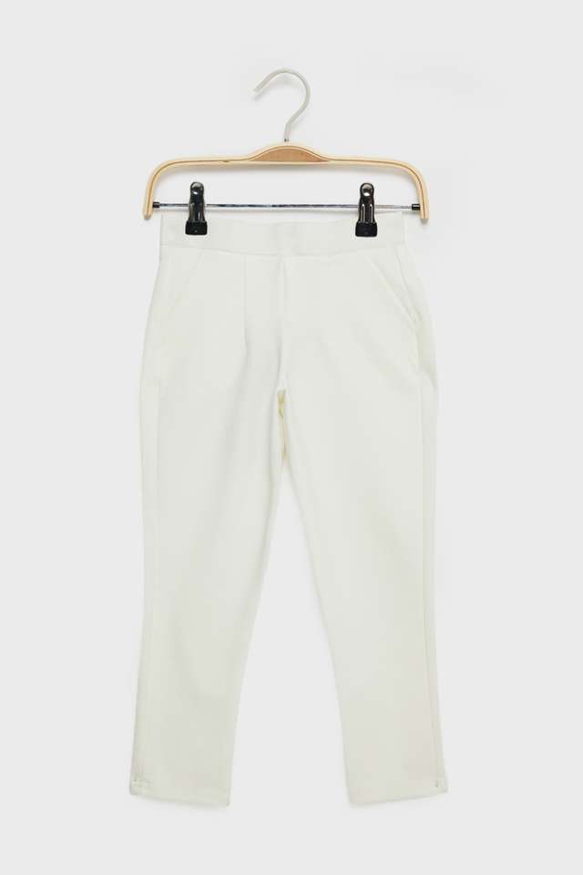 Solid-Blended-Fabric-Skinny-Fit-Girls-Pants