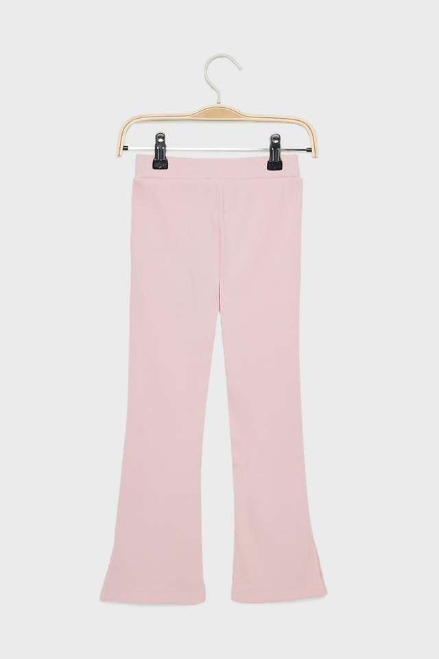 Solid-Blended-Fabric-Bootcut-Fit-Girls-Pants