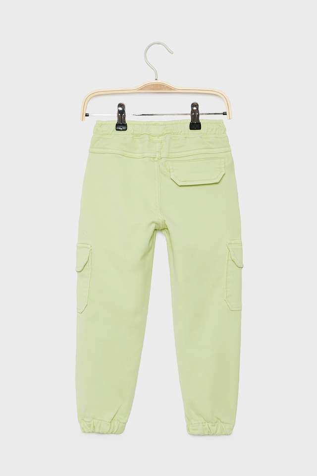 Solid-Blended-Fabric-Regular-Fit-Girls-Pants