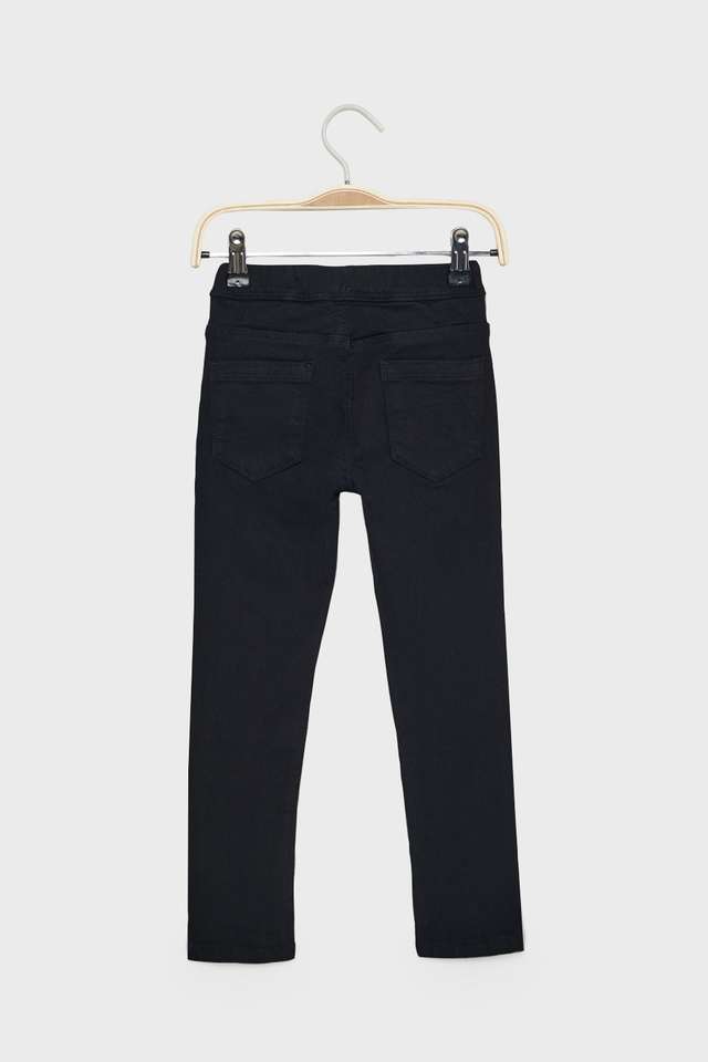 Solid-Blended-Fabric-Skinny-Fit-Girls-Jeans