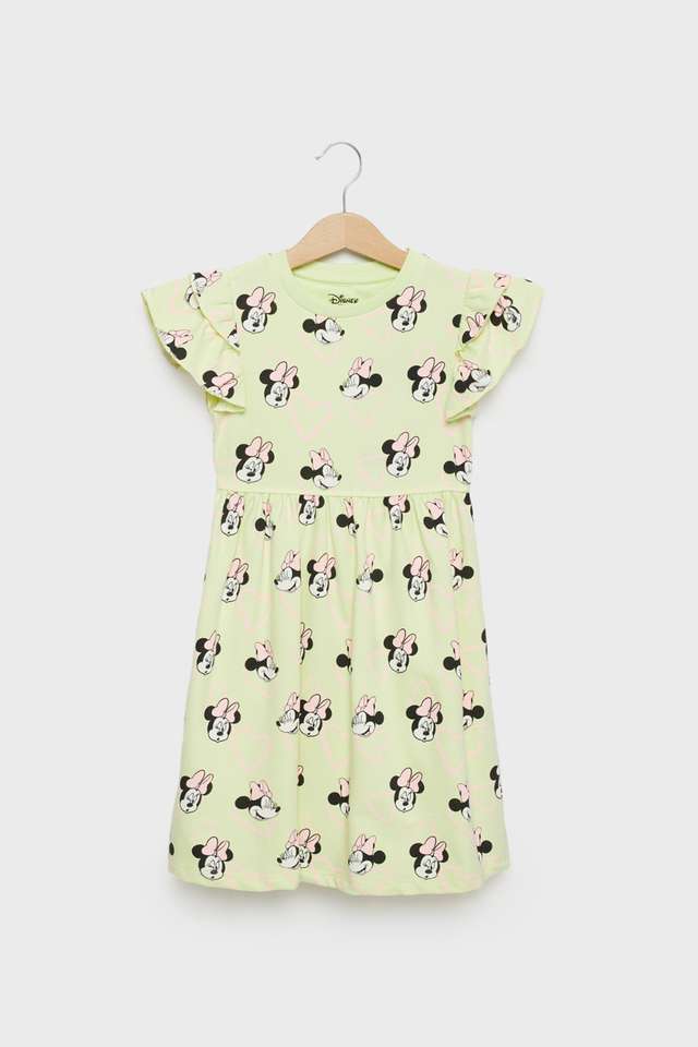 Printed-Cotton-Round-Neck-Girls-Dress