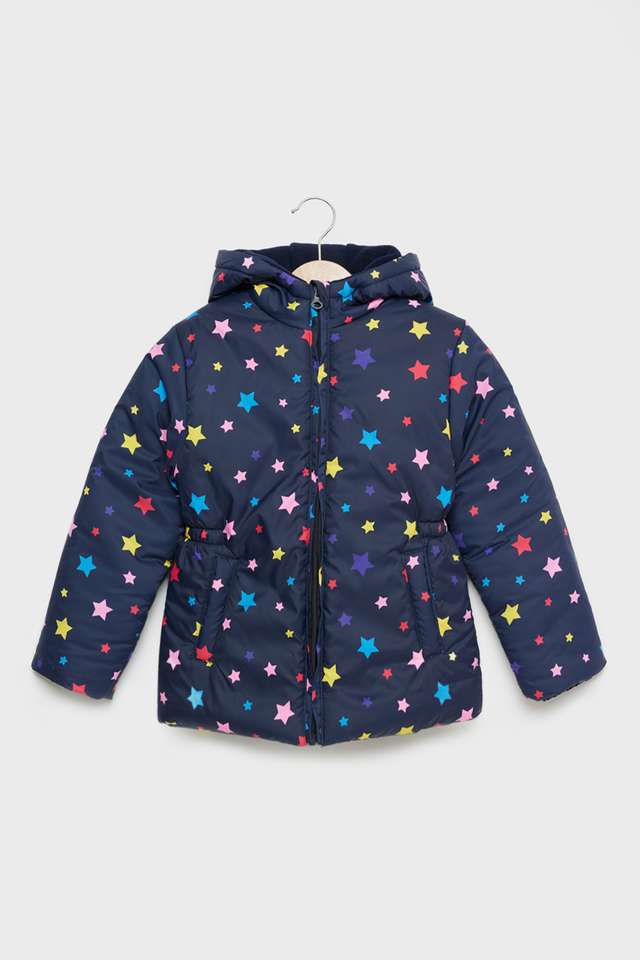 Solid-Polyester-Hooded-Girls-Jacket