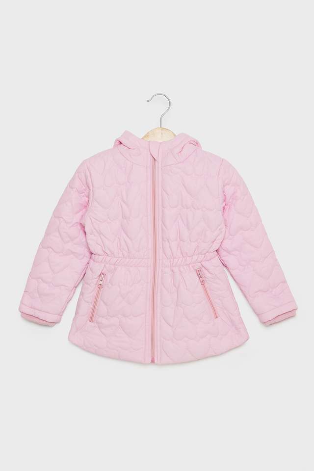 Solid-Polyester-Hooded-Girls-Jacket