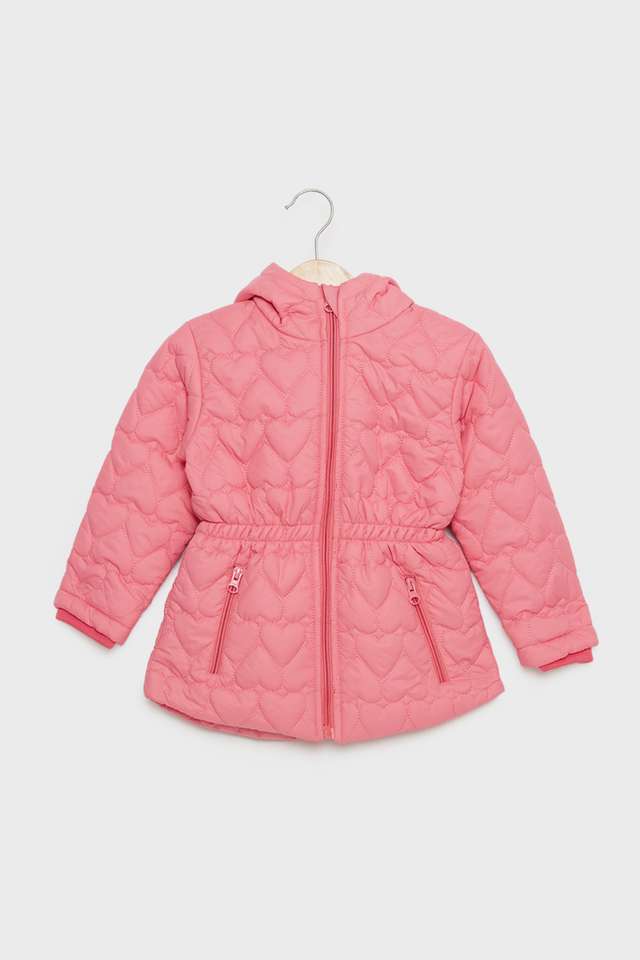 Solid-Polyester-Hooded-Girls-Jacket