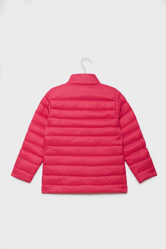 Solid-Polyester-High-Neck-Girls-Jacket