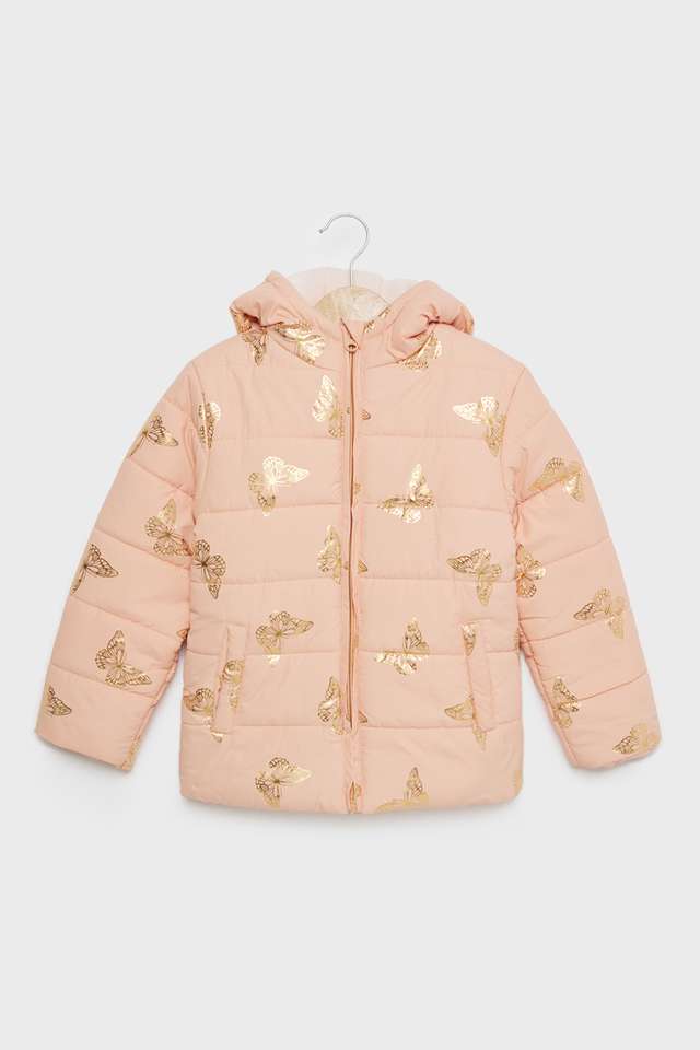 Solid-Polyester-Hooded-Girls-Jacket