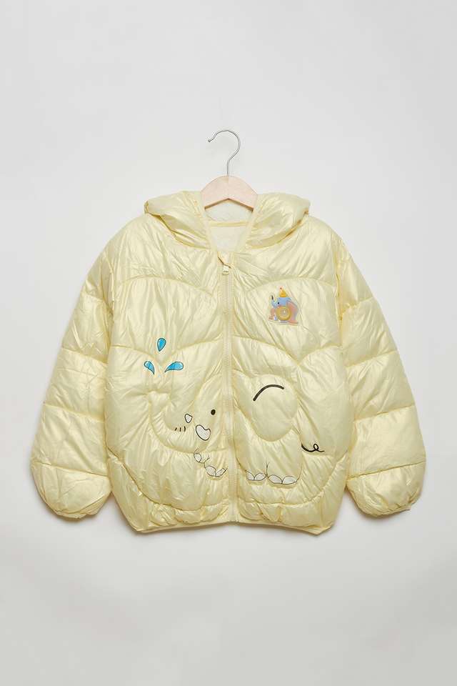 Solid-Polyester-Regular-Fit-Girls-Jacket